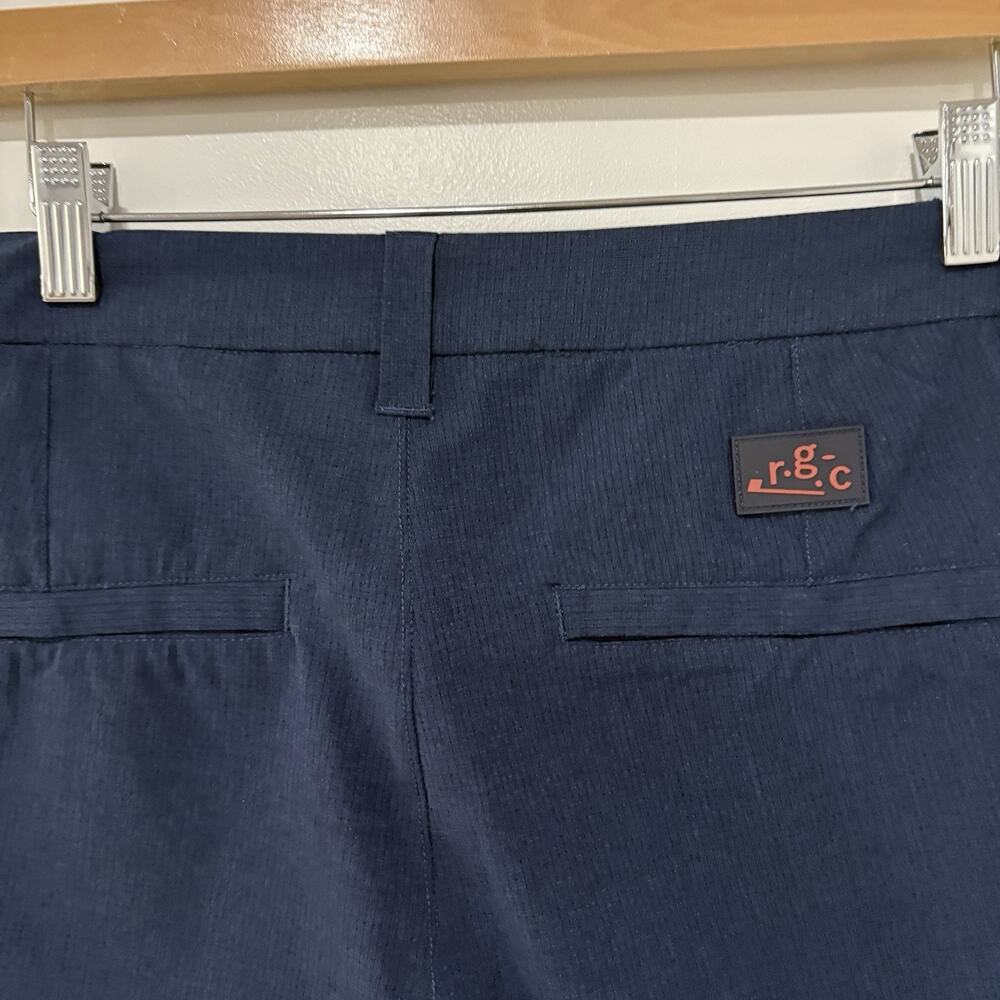 Random Golf Club RGC | Shorts Navy Pockets Performance 8 Inch Inseam- Size 32 - Picture 3 of 6